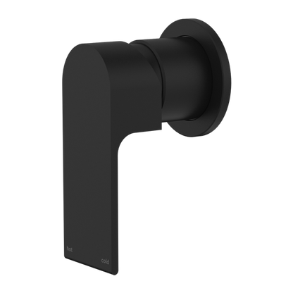 BIANCA SHOWER MIXER 80MM PLATE MATTE BLACK