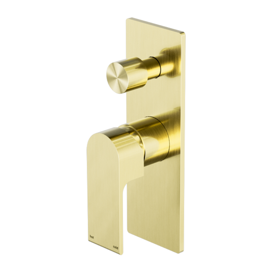 BIANCA SHOWER MIXER WITH DIVERTOR BRUSHED GOLD