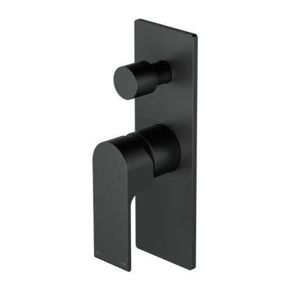 BIANCA SHOWER MIXER WITH DIVERTOR TRIM KITS ONLY MATTE BLACK