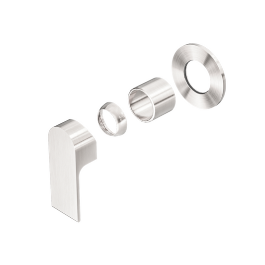 BIANCA SHOWER MIXER 80MM PLATE TRIM KITS ONLY BRUSHED NICKEL