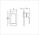 BIANCA SHOWER MIXER TRIM KITS ONLY BRUSHED GOLD