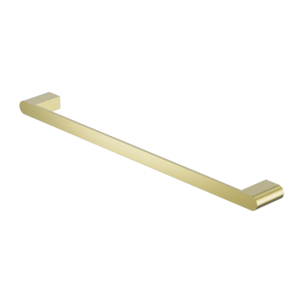 BIANCA SINGLE TOWEL RAIL 800MM BRUSHED GOLD