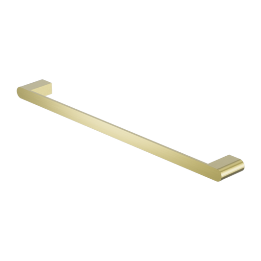 BIANCA SINGLE TOWEL RAIL 800MM BRUSHED GOLD