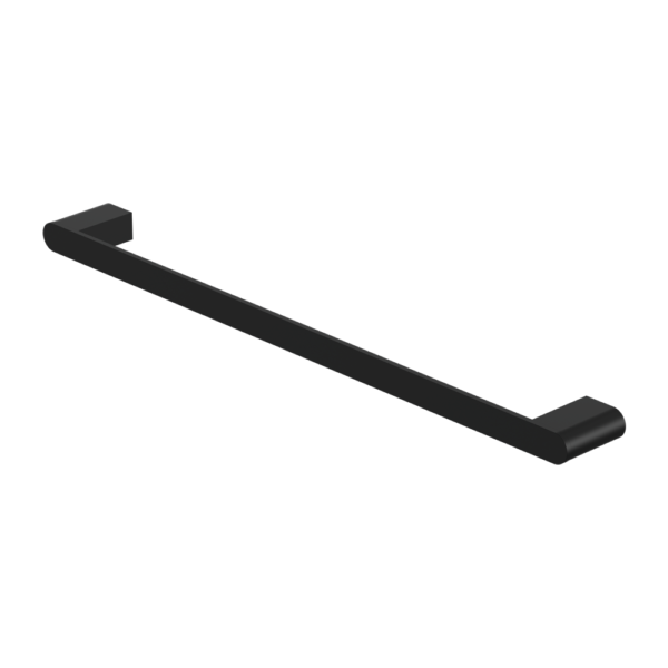 BIANCA SINGLE TOWEL RAIL 600MM MATTE BLACK