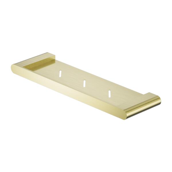 BIANCA METAL SHOWER SHELF BRUSHED GOLD
