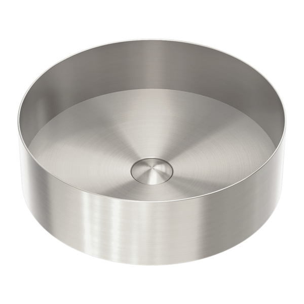 OPAL ROUND 400MM STAINLESS STEEL BASIN BRUSHED NICKEL