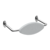 MECCA CARE DDA TOILET BACKREST CHROME