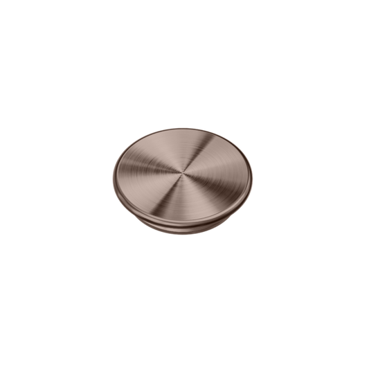 MECCA CARE 32MM GRAB RAIL CAP BRUSHED BRONZE