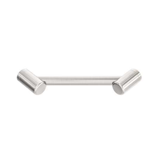 MECCA CARE 25MM FOOTREST CORNER GRAB RAIL 215MM BRUSHED NICKEL