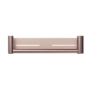 MECCA CARE 25MM GRAB RAIL WITH SHELF 300MM BRUSHED BRONZE