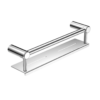 MECCA CARE 25MM GRAB RAIL WITH SHELF 450MM CHROME