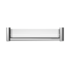 MECCA CARE 25MM GRAB RAIL WITH SHELF 450MM CHROME