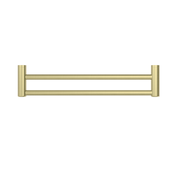MECCA CARE 25MM DOUBLE TOWEL GRAB RAIL 900MM BRUSHED GOLD