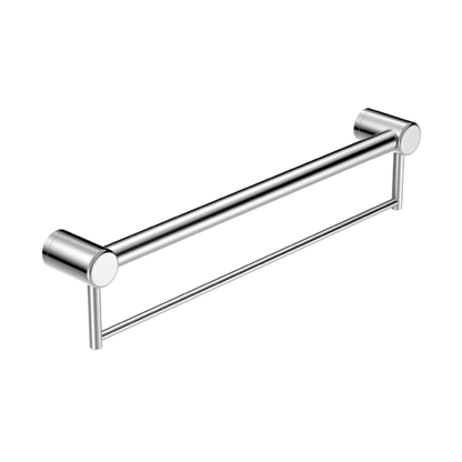 MECCA CARE 32MM GRAB RAIL WITH TOWEL HOLDER 300MM CHROME