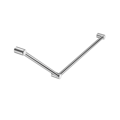 MECCA CARE 32MM DDA GRAB RAIL SET 45 DEGREE 750X900MM CHROME