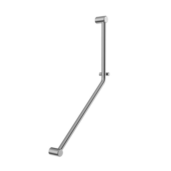 MECCA CARE 32MM AMBULANT 45 DEGREE BENT TUBE GRAB RAIL 450X650MM CHROME