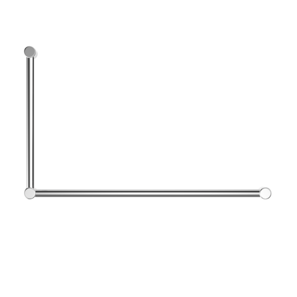 MECCA CARE 32MM DDA GRAB RAIL SET 90 DEGREE 600X1000MM CHROME