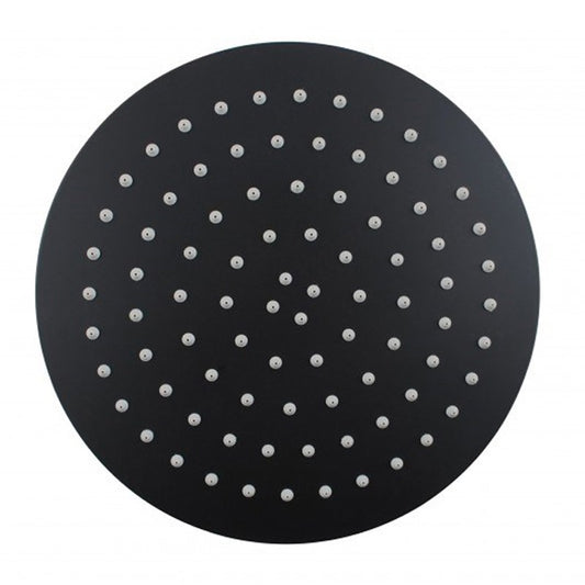 250mm Black Shower Head