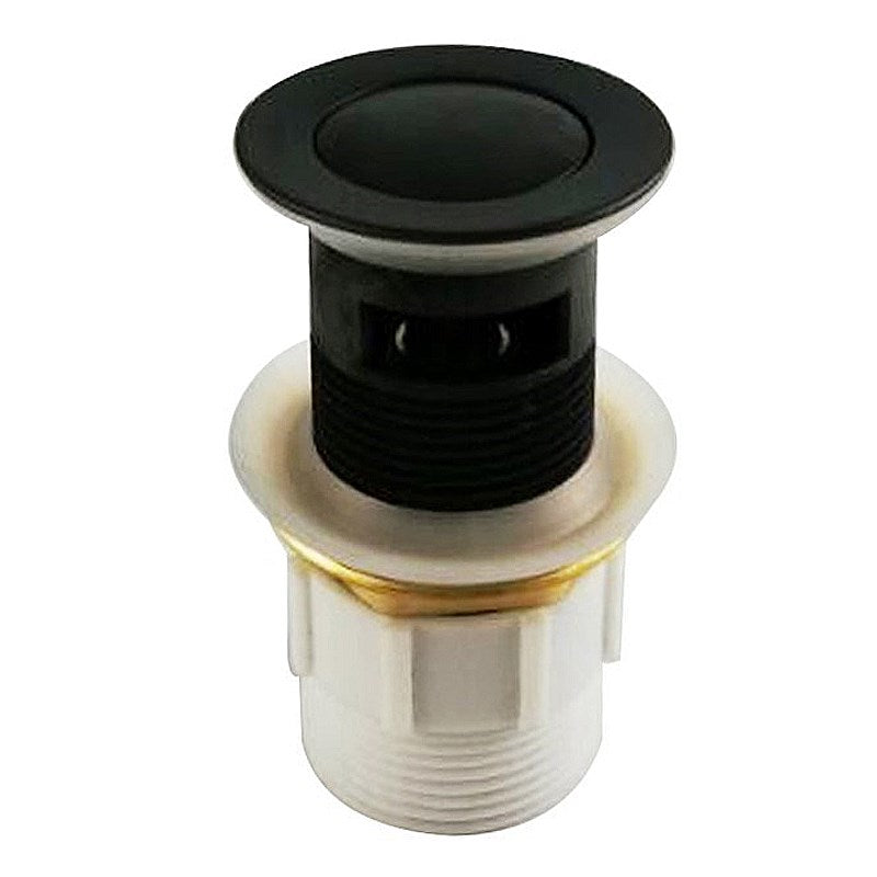 Black Pop Up Waste Overflow