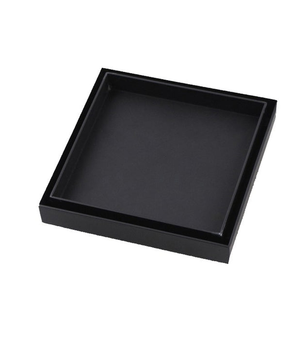 120x120mm Black Tile Insert Drain
