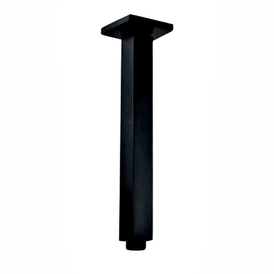 200mm Black Ceiling Shower Arm
