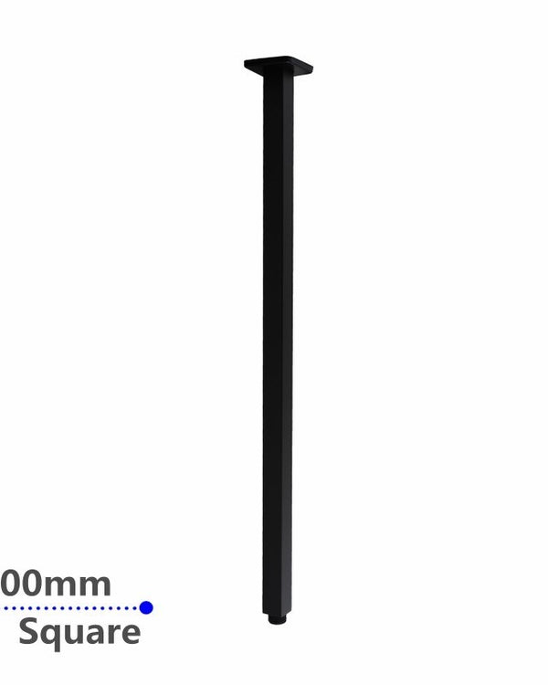 600mm Black Ceiling Shower Arm