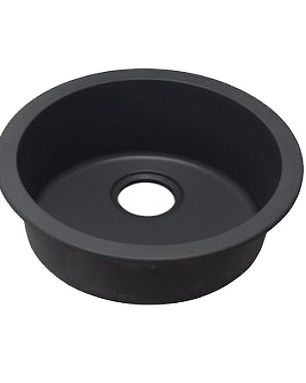460mm Black Granite Single Bowl Kitchen Sink