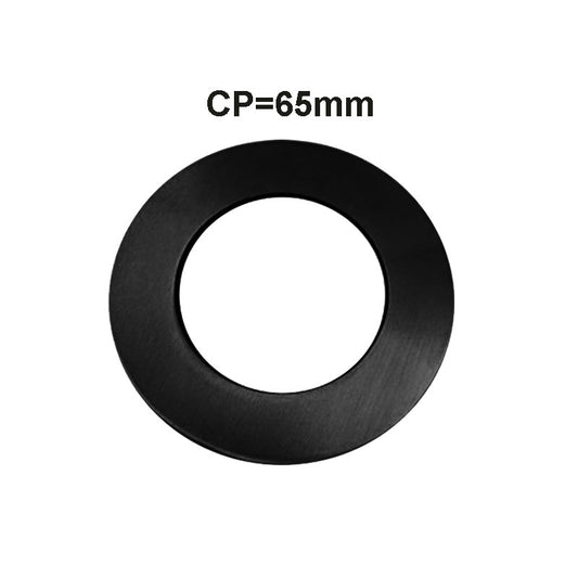 Black Cover Plate 65mm