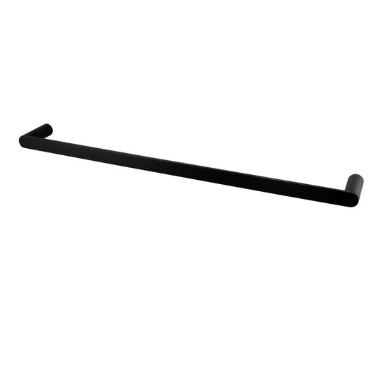 RUSHY - 800mm Black Single Towel Rail