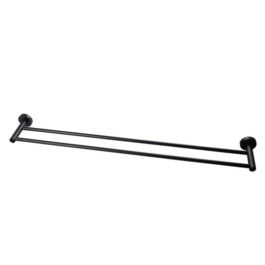 LUCID PIN - Black Cuttable Double Towel Rail