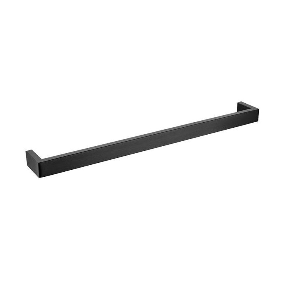 IVANO - 600mm Black Single Towel Rail