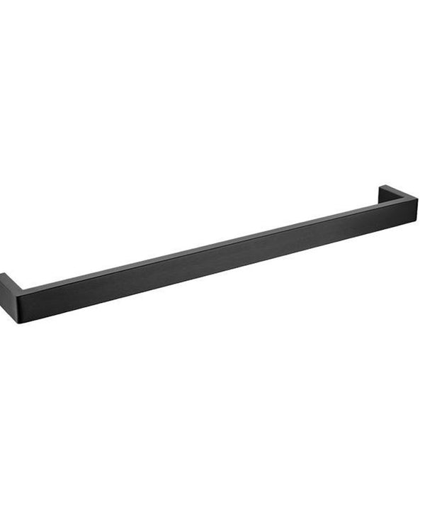 IVANO - 600mm Black Single Towel Rail