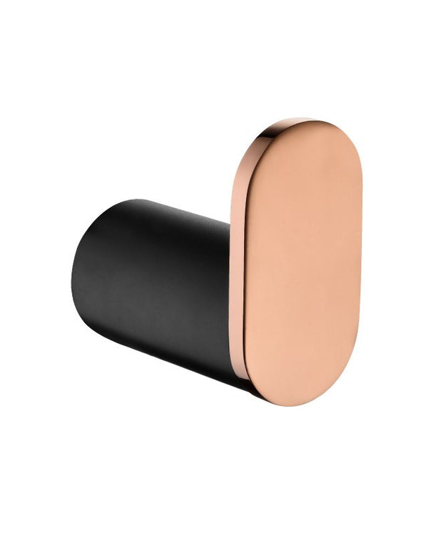 Black & Rose Gold Robe Hook