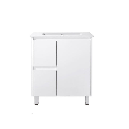 750mm SLIM PVC VANITY - LHS DRAWER