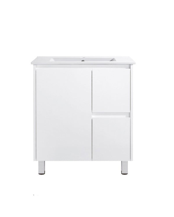 750mm SLIM PVC VANITY - RHS DRAWER