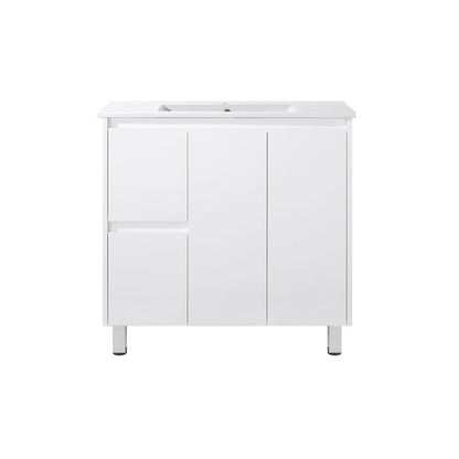 900mm SLIM PVC VANITY - LHS DRAWER