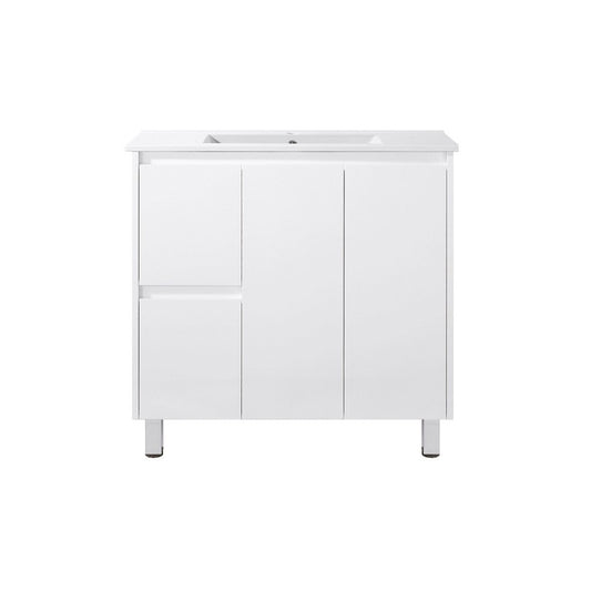 900mm SLIM PVC VANITY - LHS DRAWER
