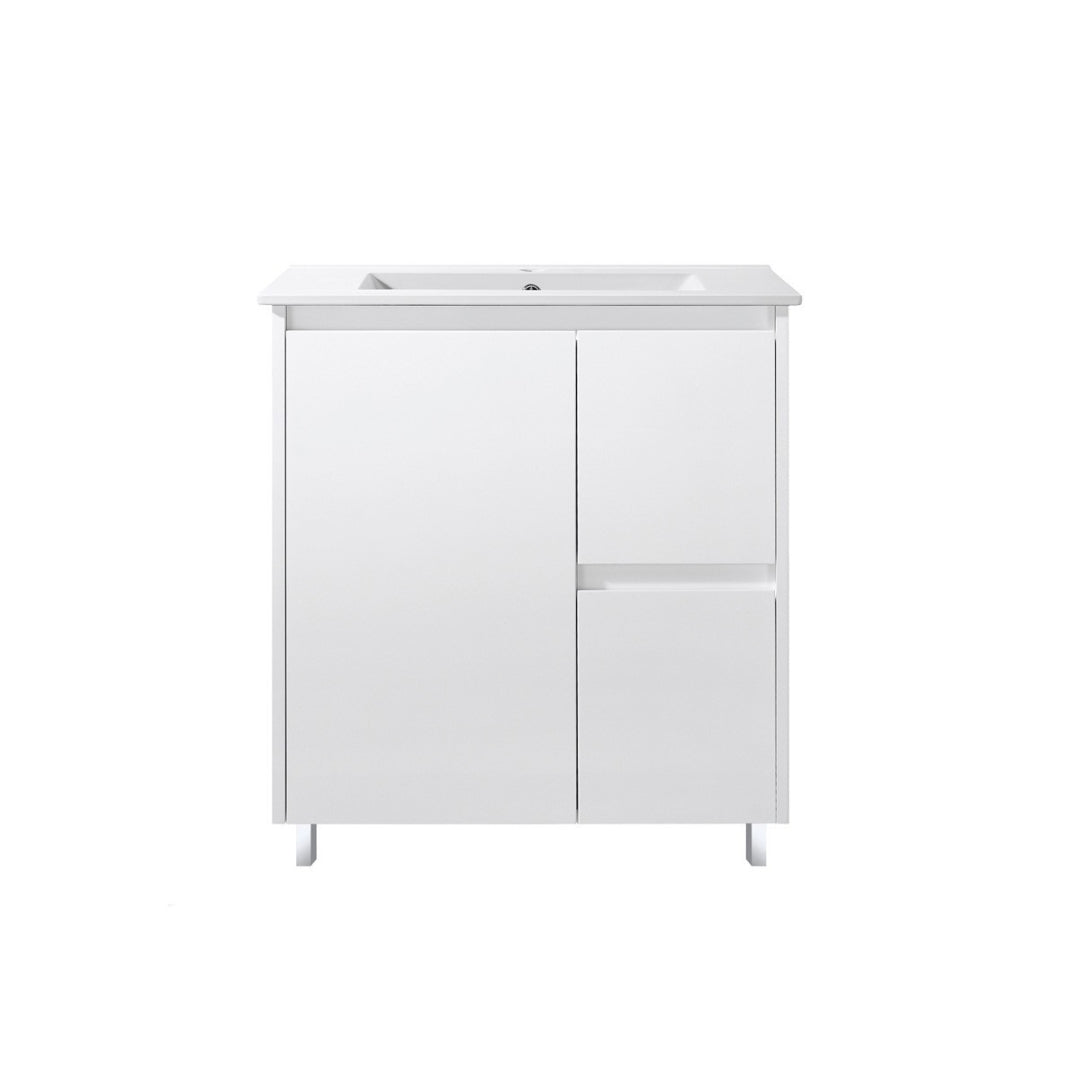 750mm PVC VANITY - RHS DRAWER
