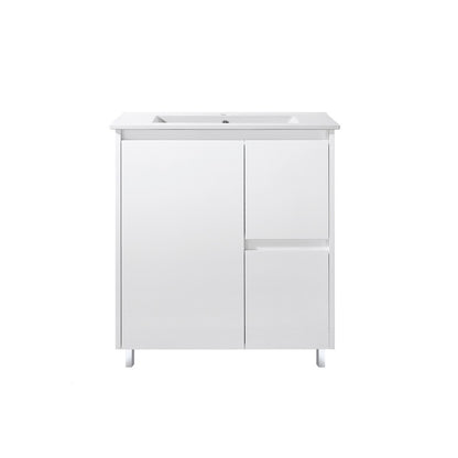 750mm PVC VANITY - RHS DRAWER