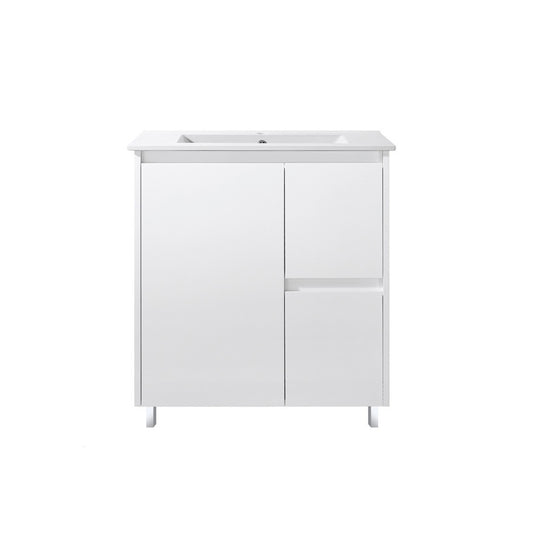 750mm PVC VANITY - RHS DRAWER