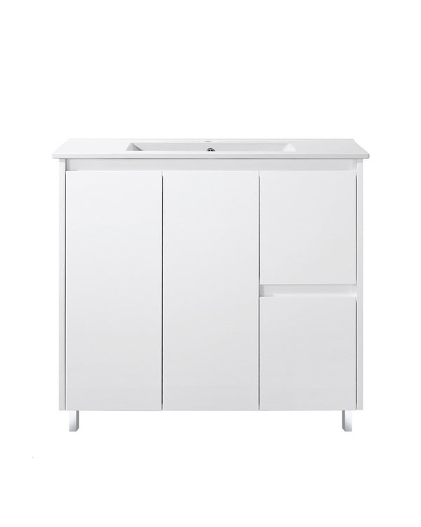 900mm PVC VANITY - RHS DRAWER
