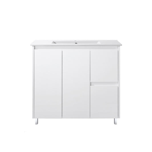 900mm PVC VANITY - RHS DRAWER
