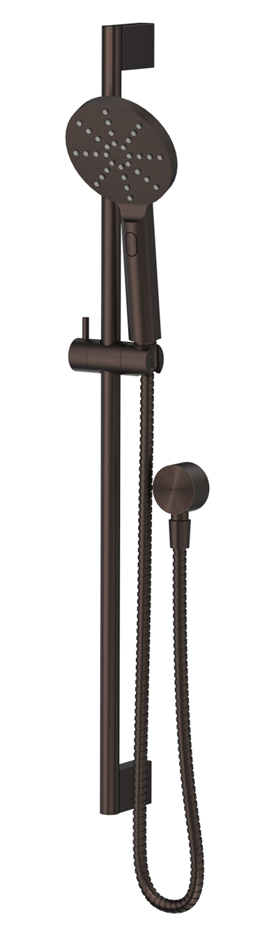 Mica Shower Rail Dusk Bronze