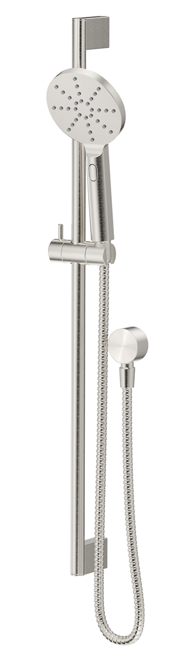 Mica Shower Rail Brushed Nickel