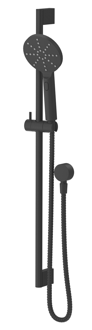 Mica Shower Rail Black
