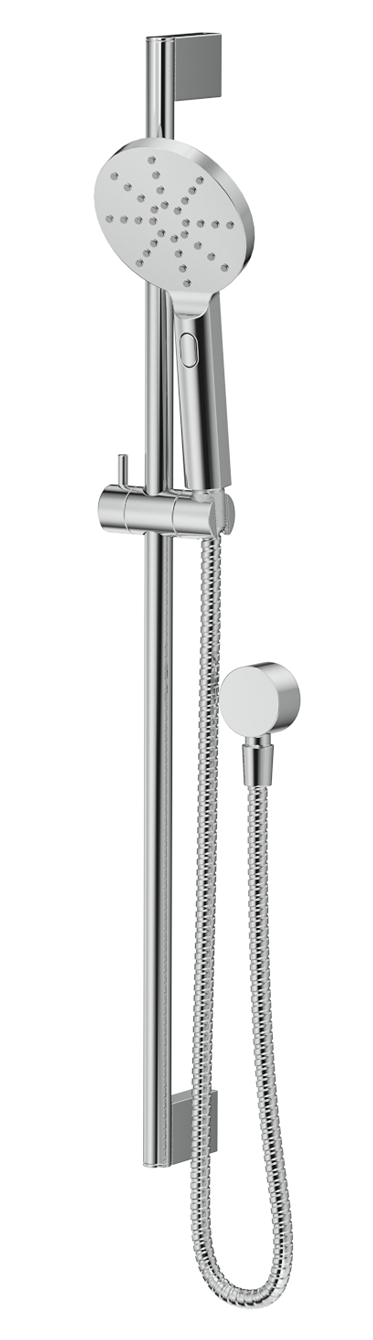 Mica Shower Rail Chrome