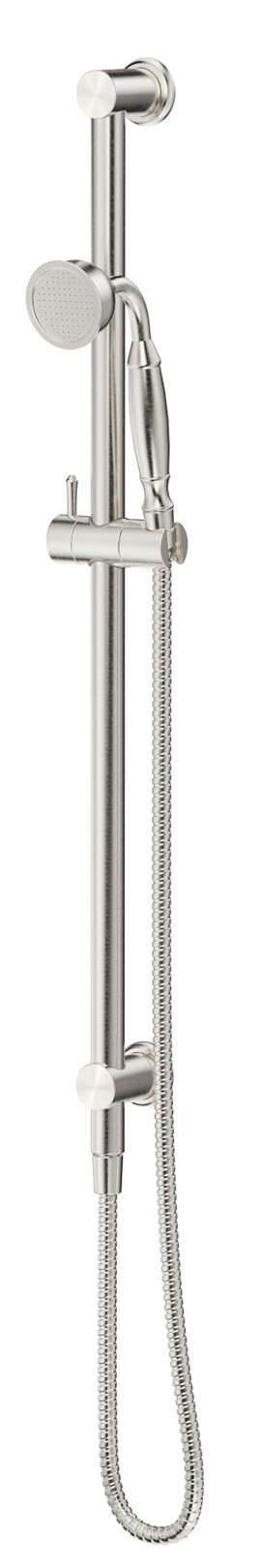 Mica Heritage Shower Rail Brushed Nickel
