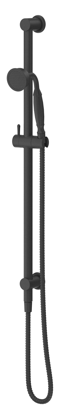 Mica Heritage Shower Rail Black