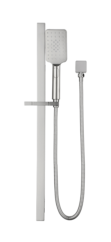 Cresta Single Shower Rail Brushed Nickel