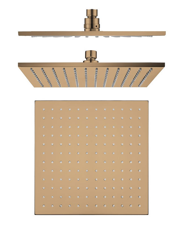 250mm Rose Gold Shower Head